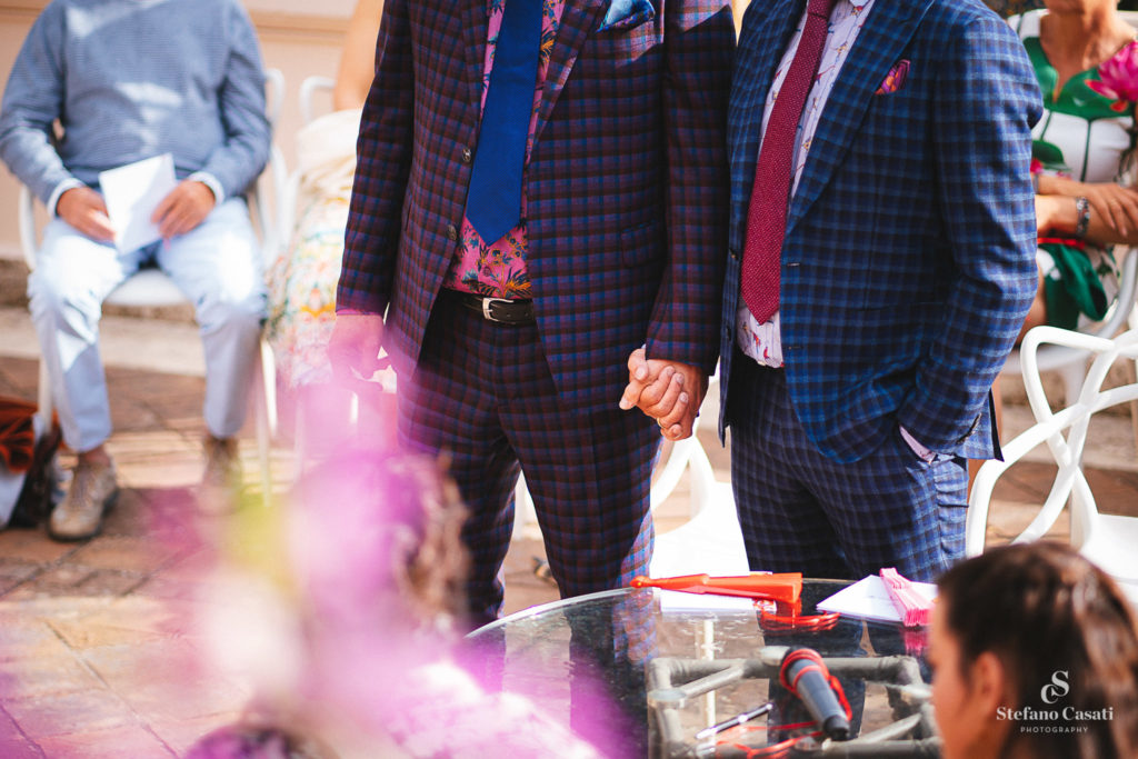 bruidspaar gay wedding Sicily in Taormina
